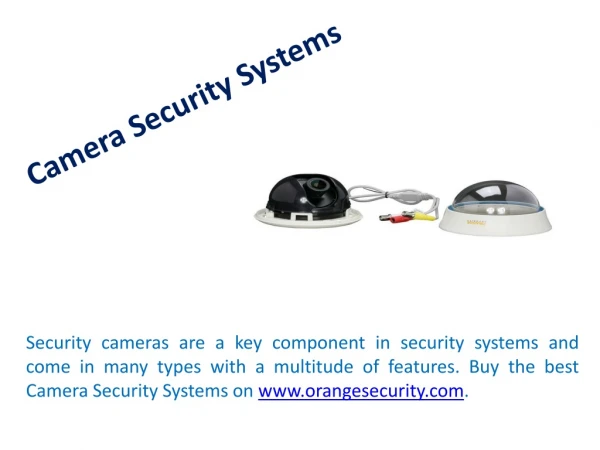 CCTV Camera Systems for Sale