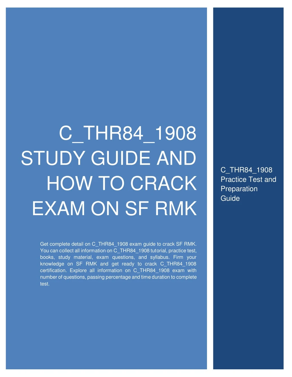 c thr84 1908 study guide and how to crack exam