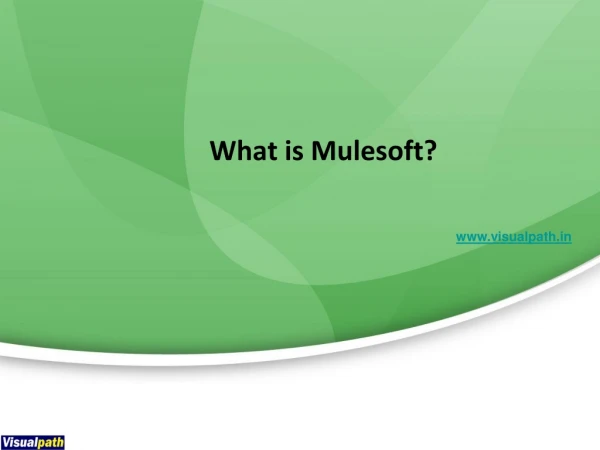 What is Mulesoft?