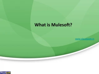 What is Mulesoft? - slide 1