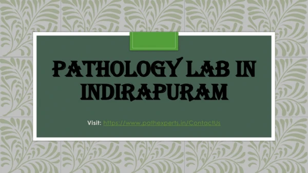 pathology lab in indirapuram