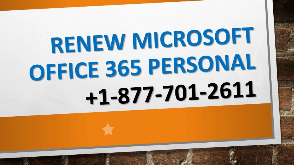 renew microsoft office 365 personal
