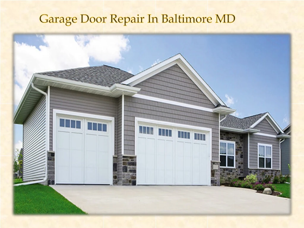 garage door repair in baltimore md