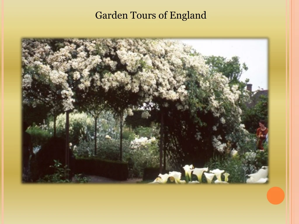garden tours of england