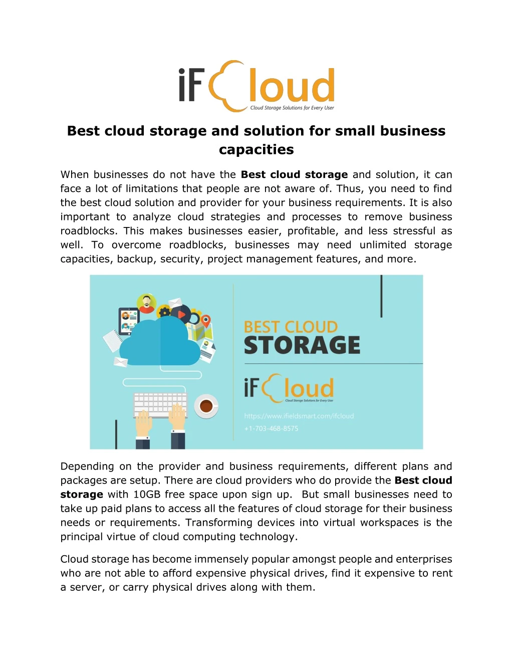 best cloud storage and solution for small
