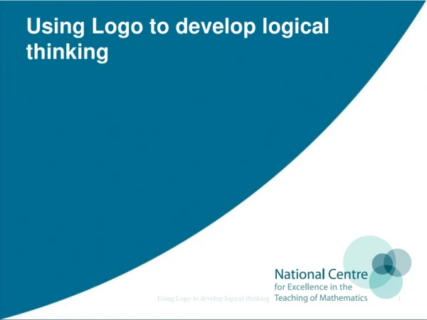 Using Logo to develop logical thinking