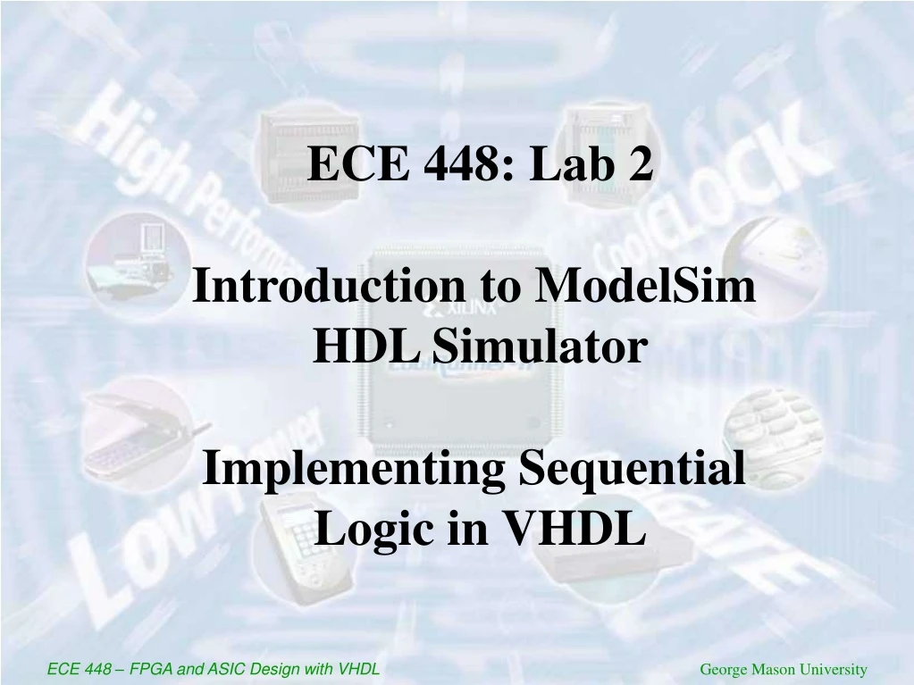 ece 448 lab 2 introduction to modelsim