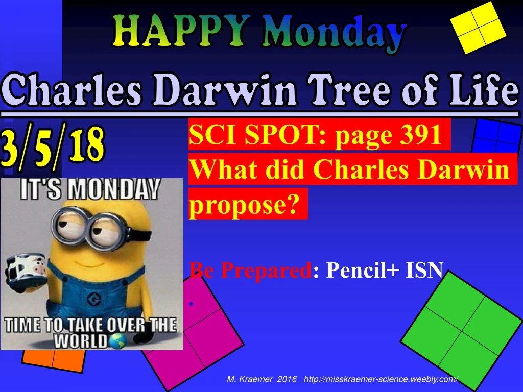 happy monday charles darwin tree of life