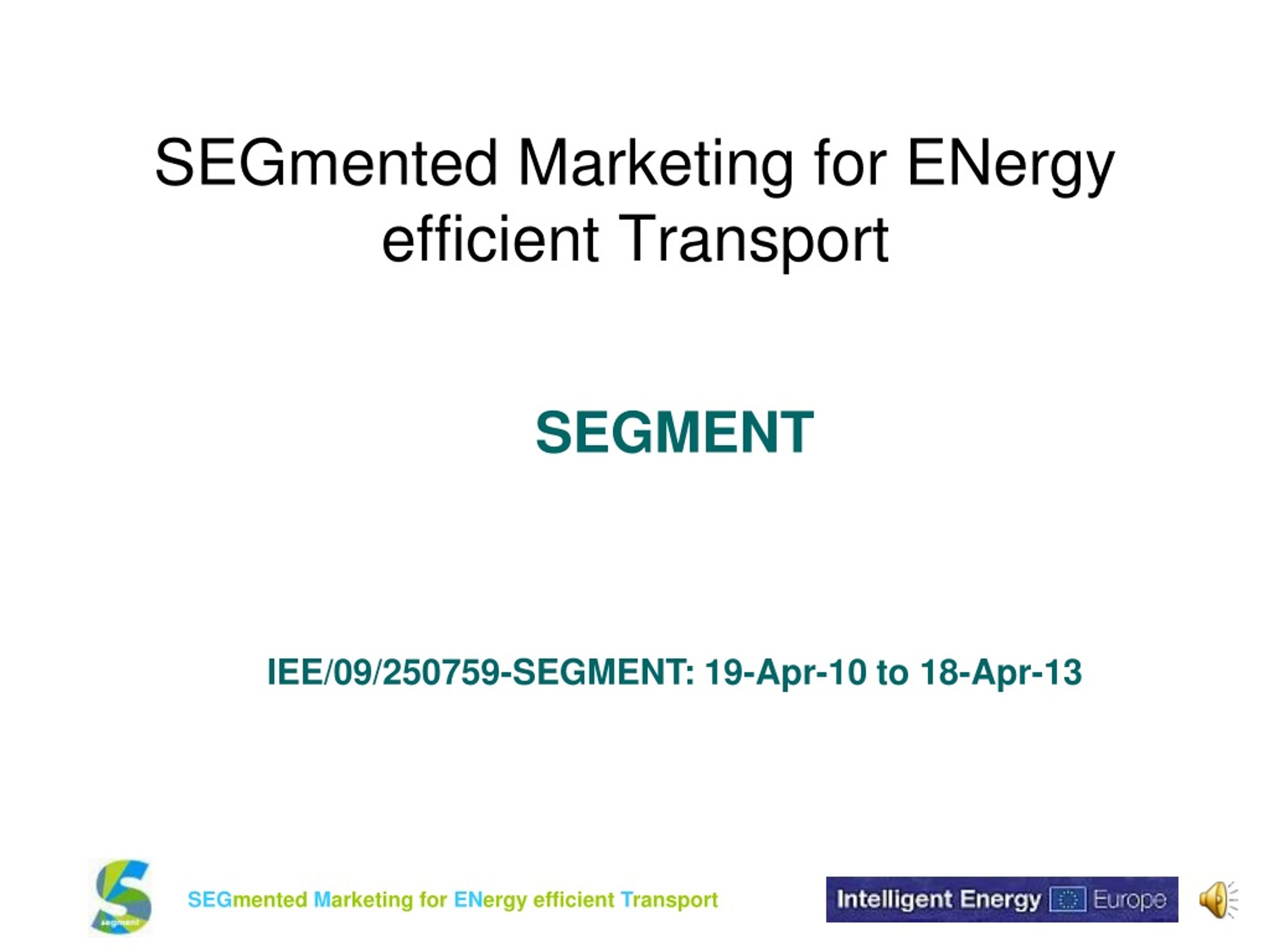 SEGMENT - slide 1