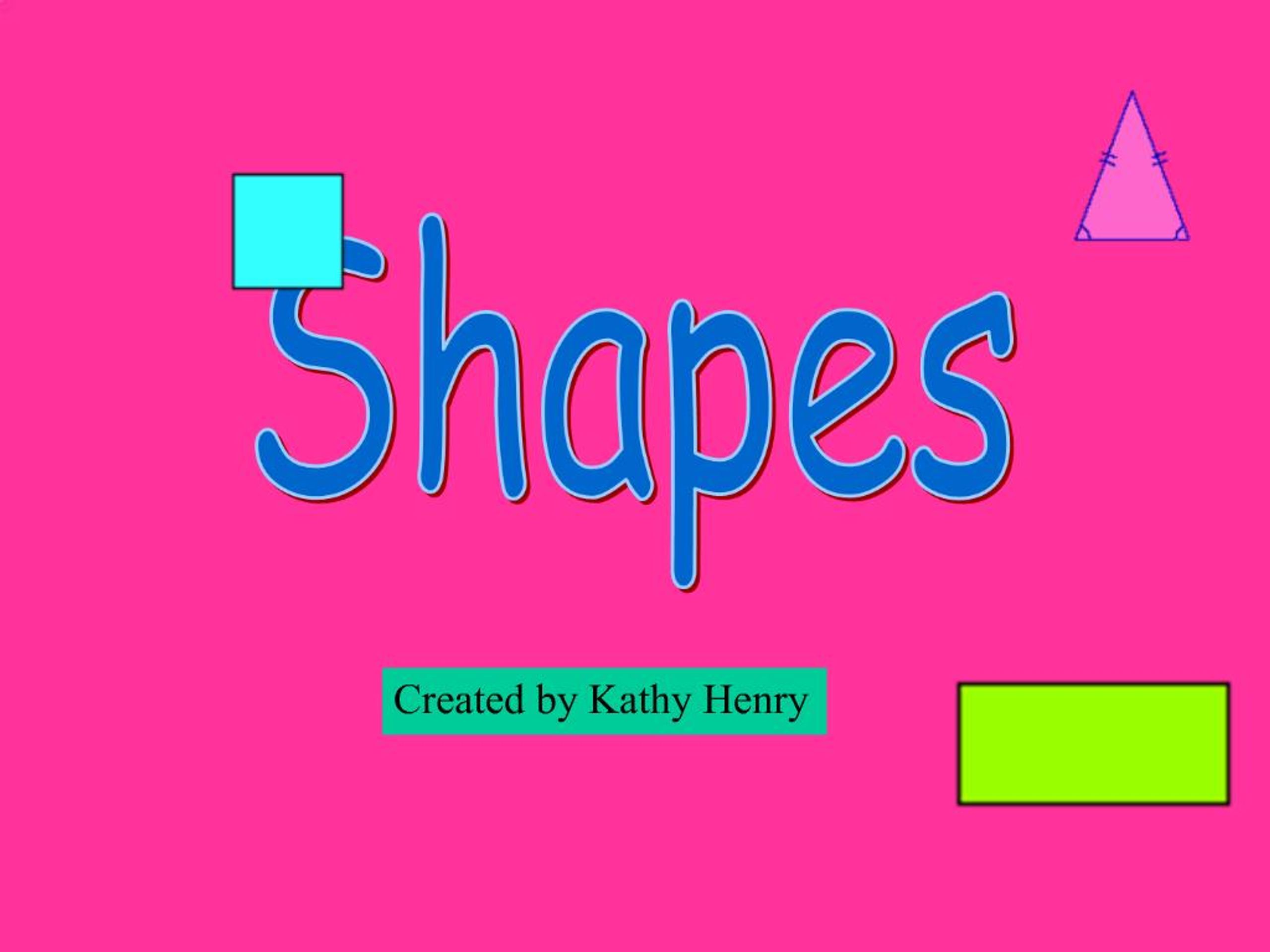 PPT - Shapes PowerPoint Presentation, free download - ID:851238