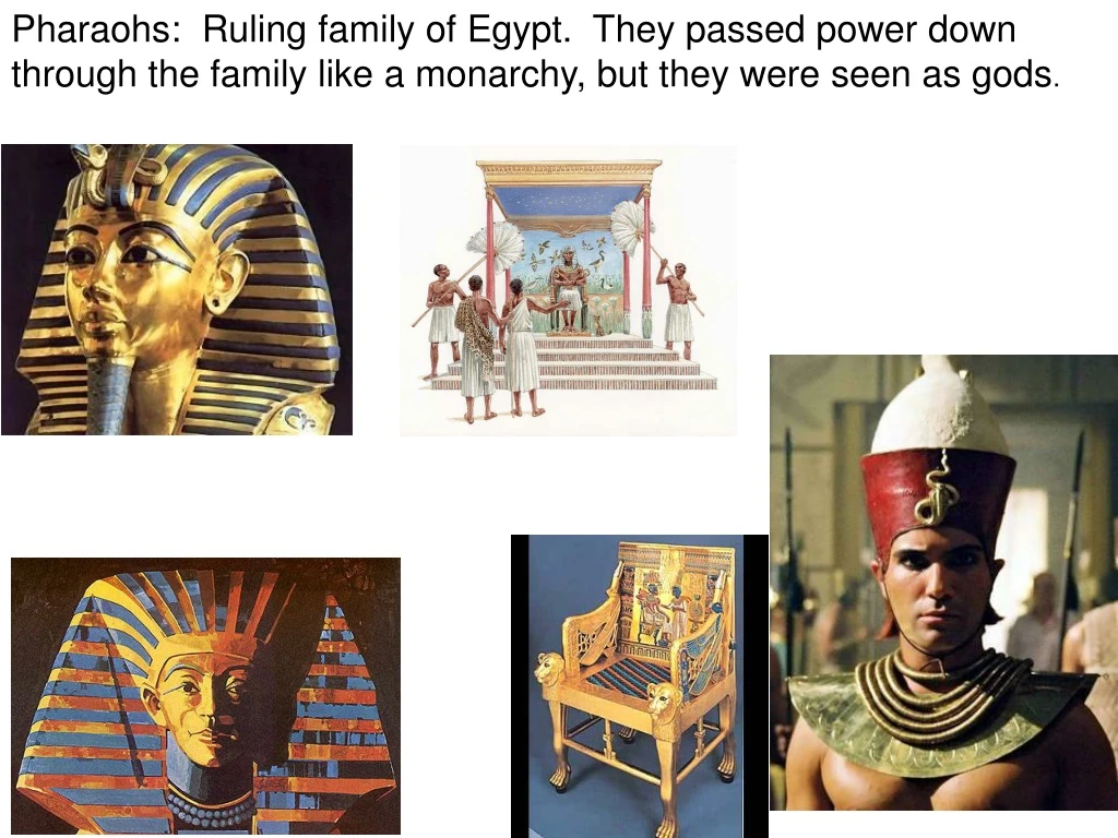 pharaohs ruling family of egypt they passed power