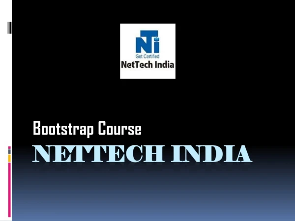 Bootstrap course in Mumbai ppt