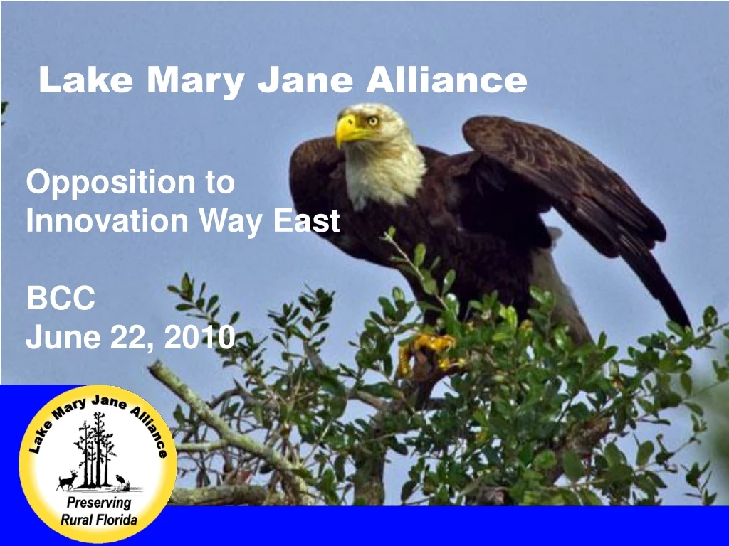 lake mary jane alliance