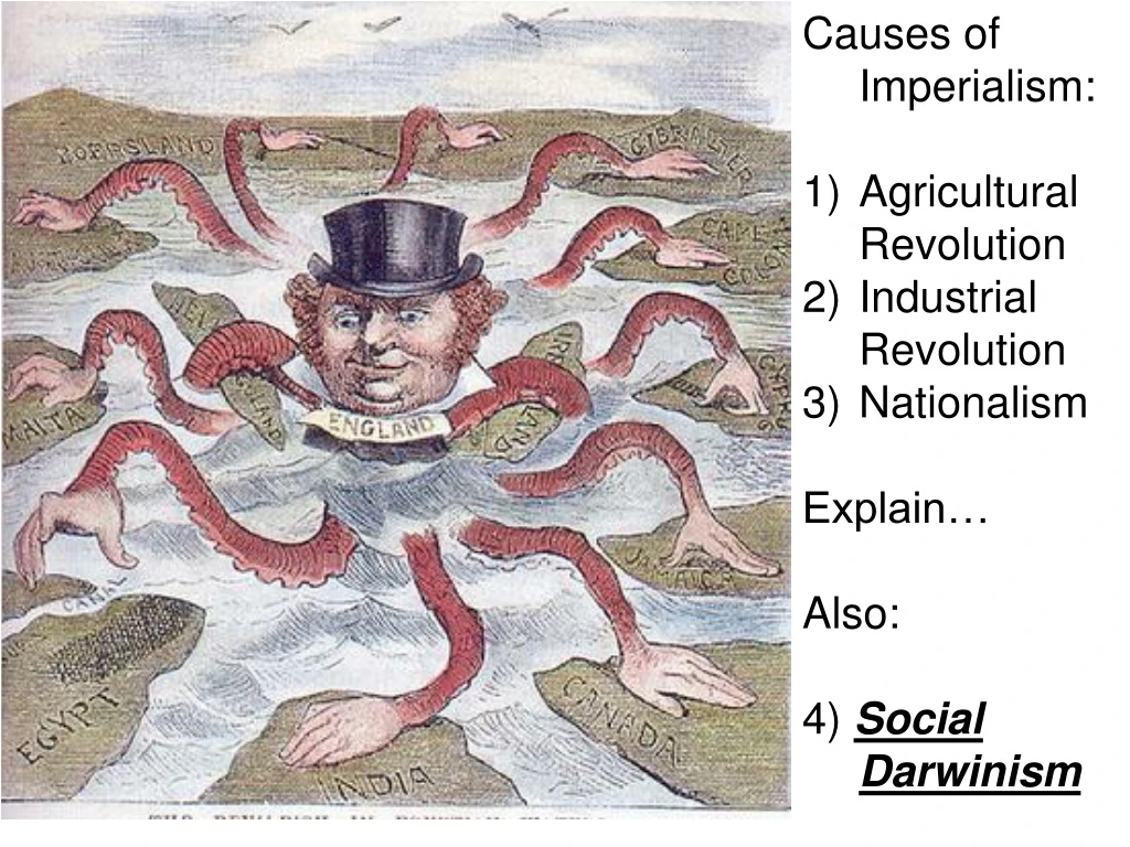 causes of imperialism agricultural revolution