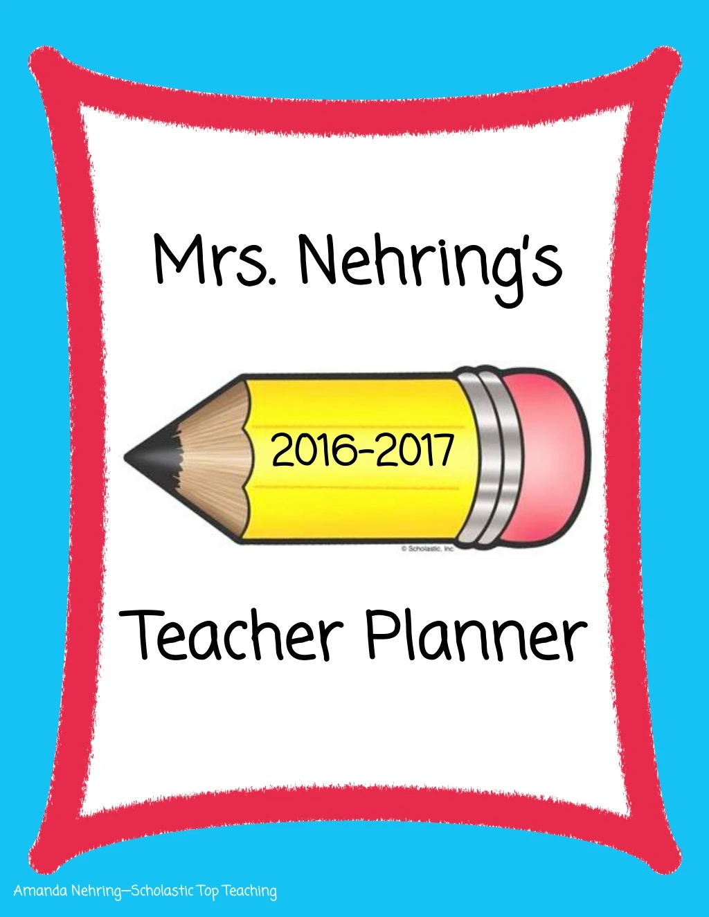 mrs nehring s teacher planner