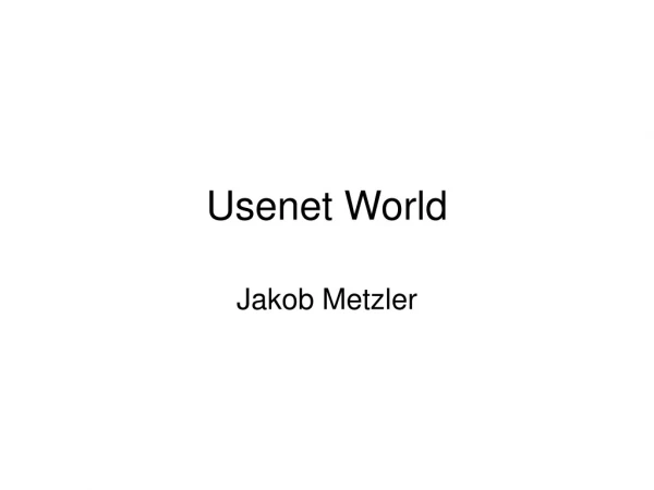 Usenet World