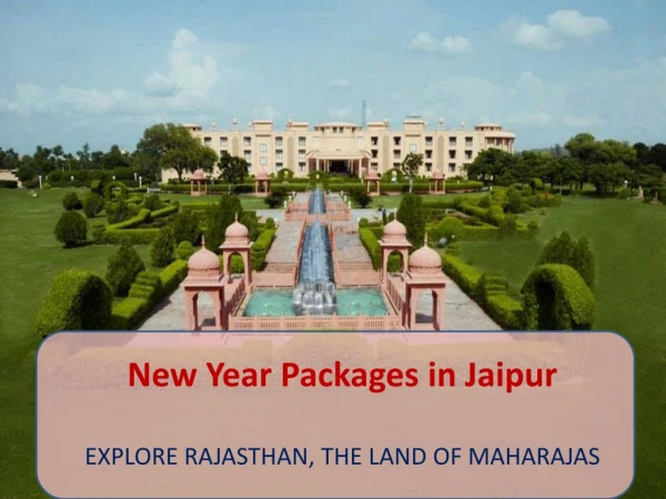 Get the best New Year Packages in Jaipur