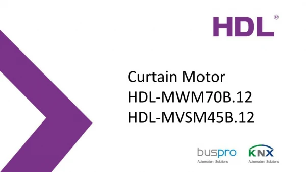 Curtain Motor HDL-MWM70B.12 HDL-MVSM45B.12