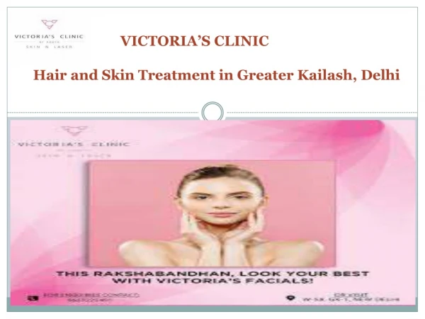 Skin Treatment Clinic in Greater Kailash Delhi