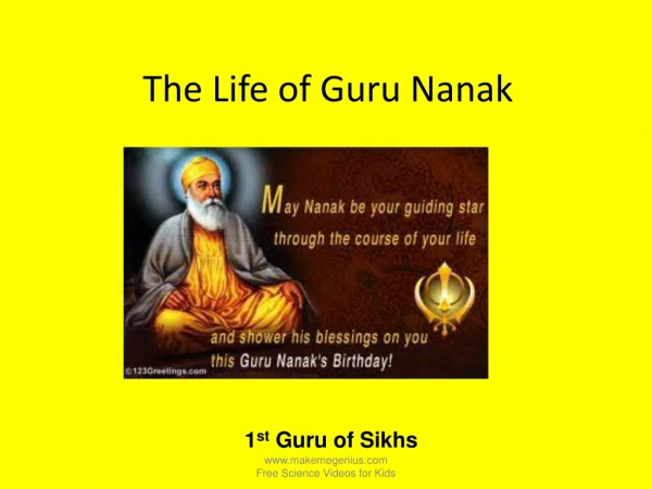 The Life of Guru Nanak