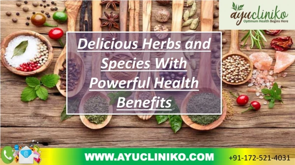 Delicious Herbs And Spices with Numerous Health Benefits