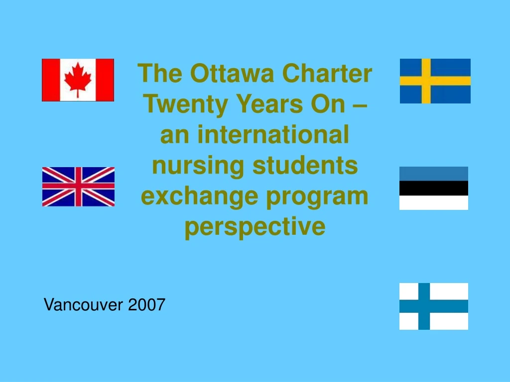 the ottawa charter twenty years