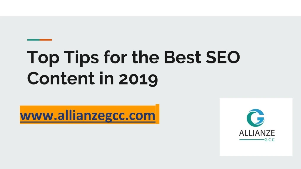 top tips for the best seo content in 2019