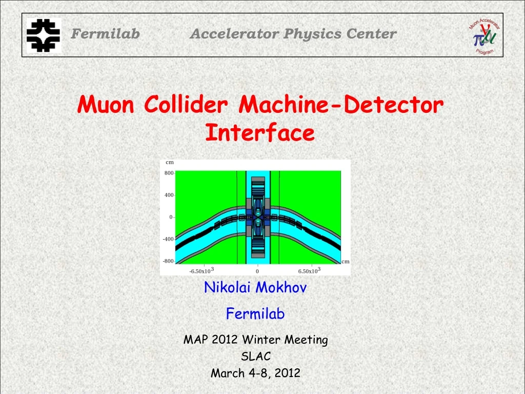 muon collider machine detector interface