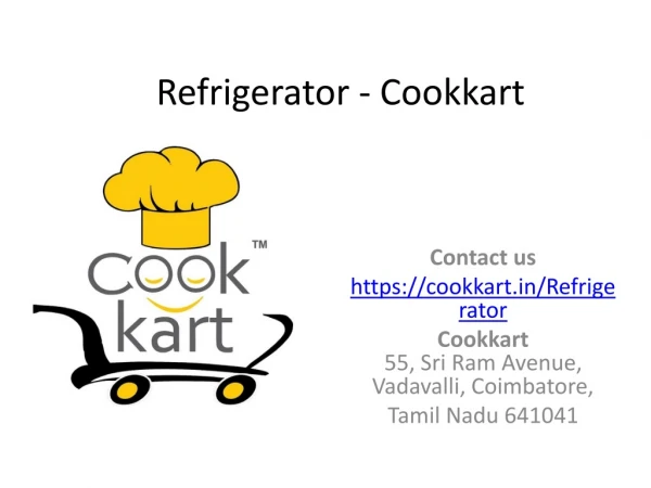 buy refrigerator at cookkart