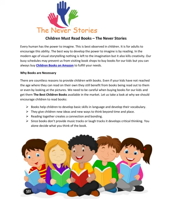 Children Must Read Books – The Never Stories
