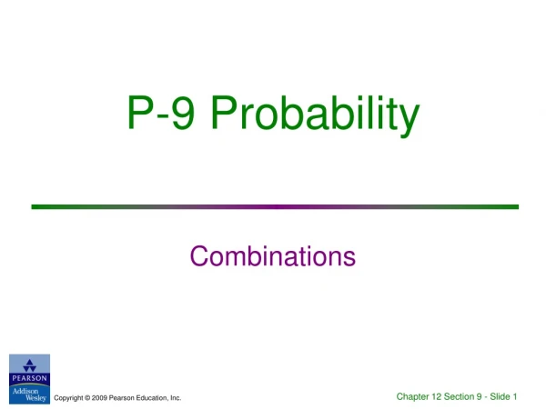 P-9 Probability