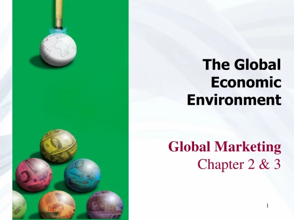 Global Marketing Chapter 2 &amp; 3