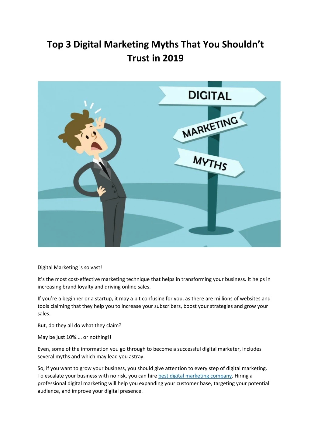 top 3 digital marketing myths that you shouldn