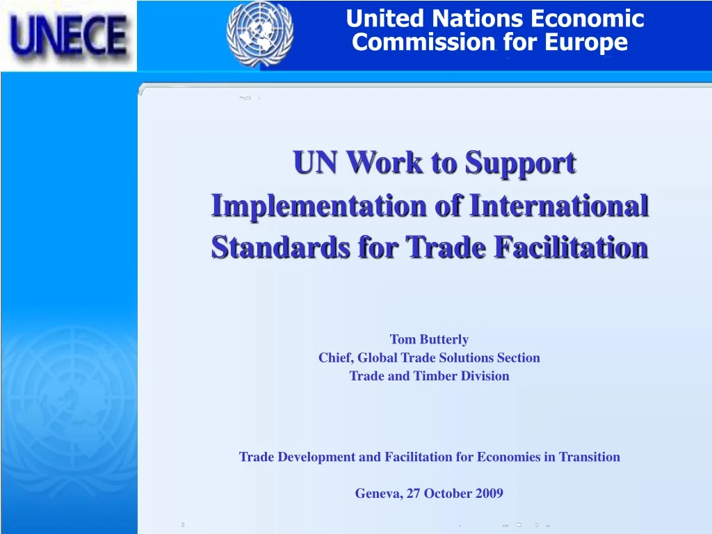 un work to support implementation