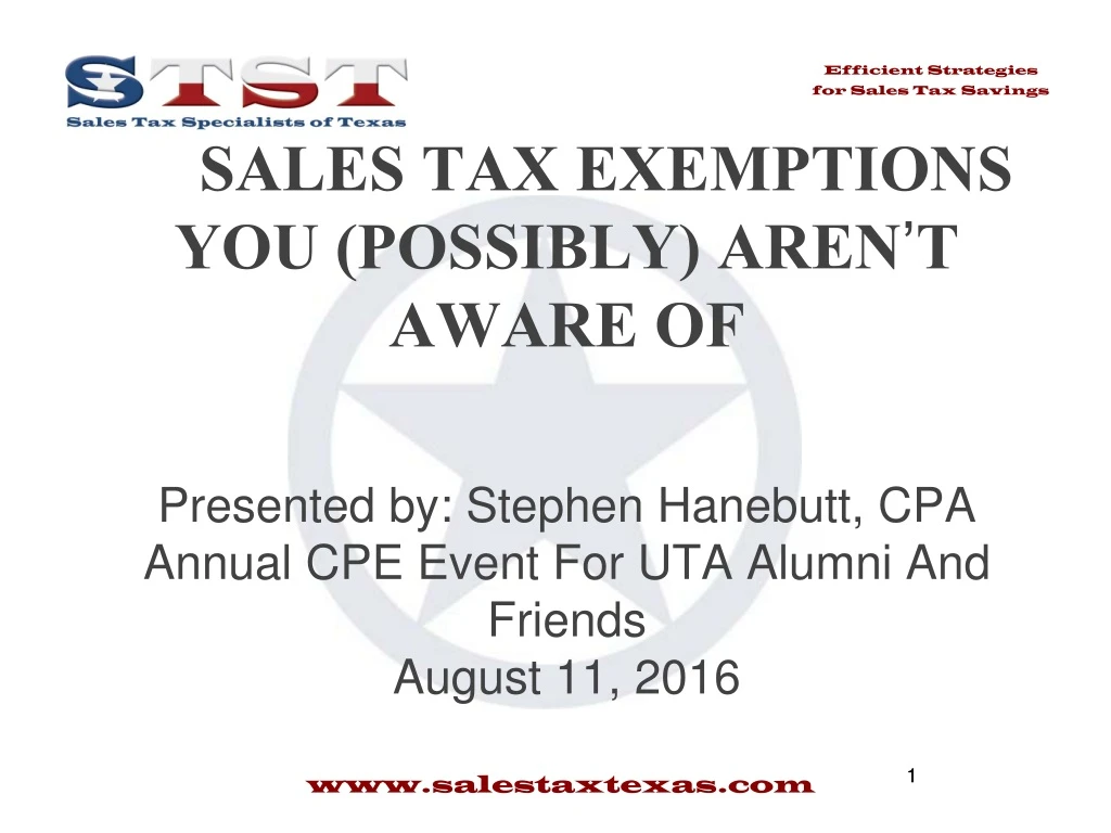 sales tax exemptions you possibly aren t aware of