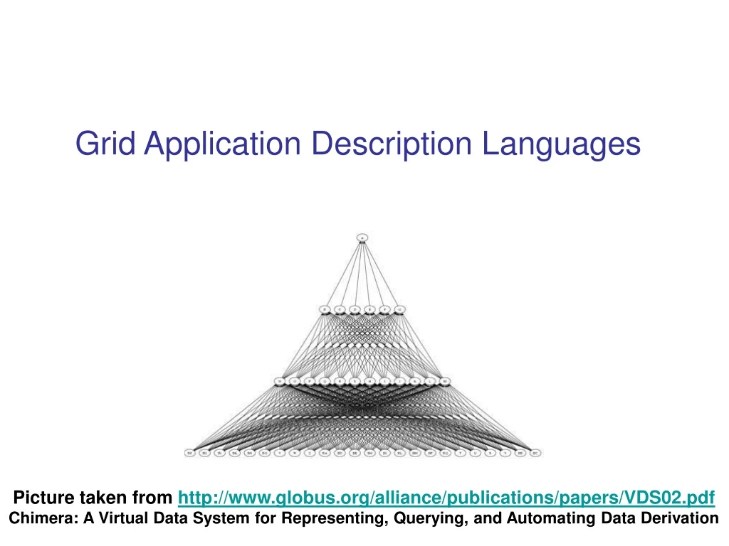 grid application description languages