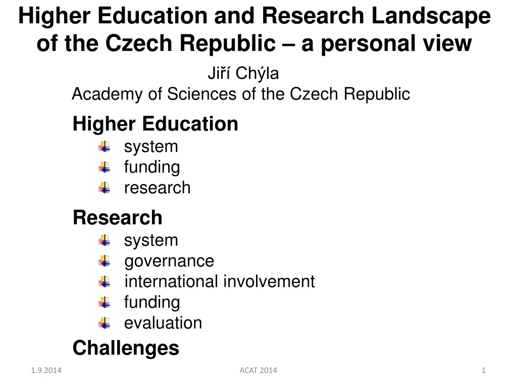higher education and research landscape