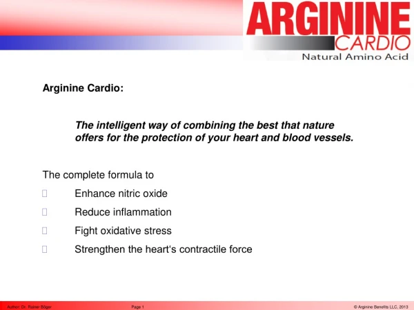 Arginine Cardio: