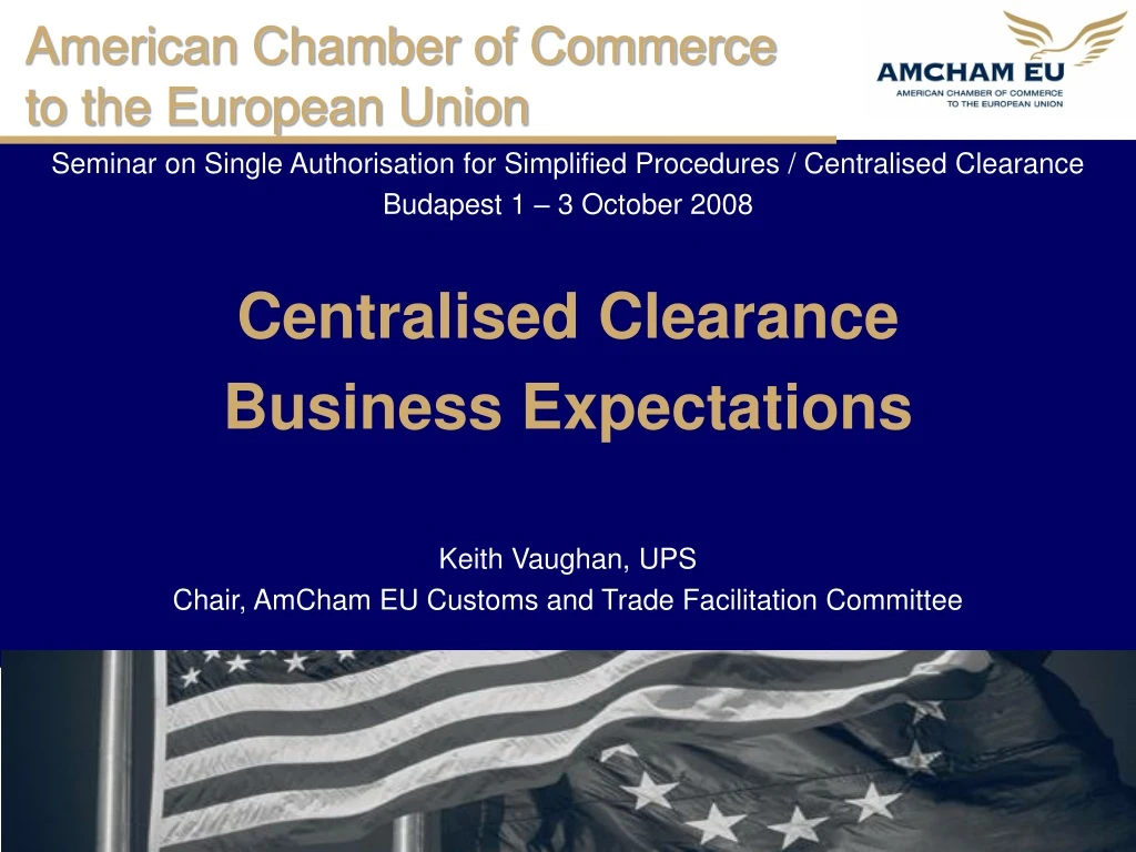 american chamber of commerce to the european union