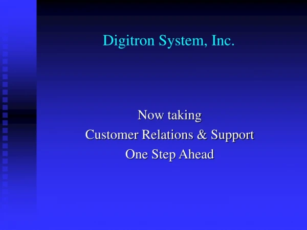 Digitron System, Inc.