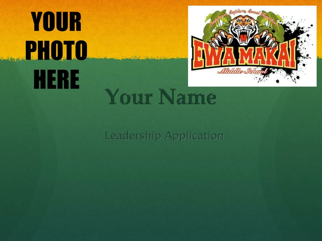 leadership application