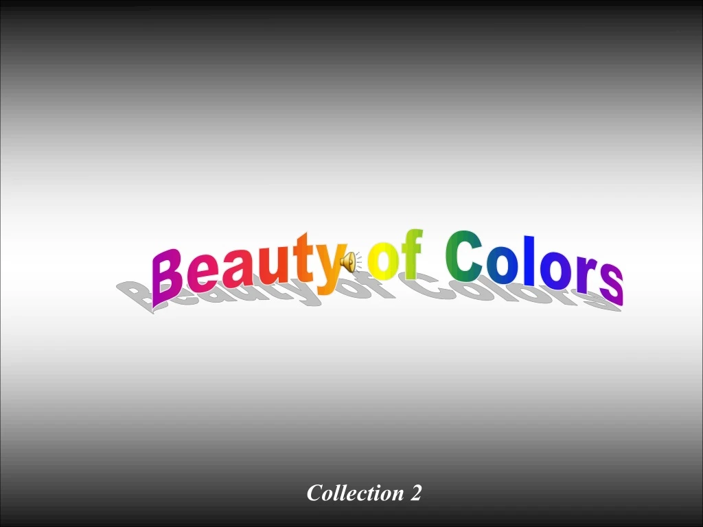 beauty of colors