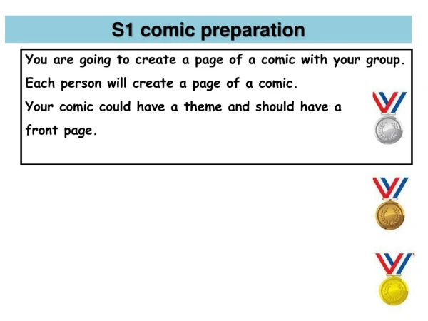 S1 comic preparation
