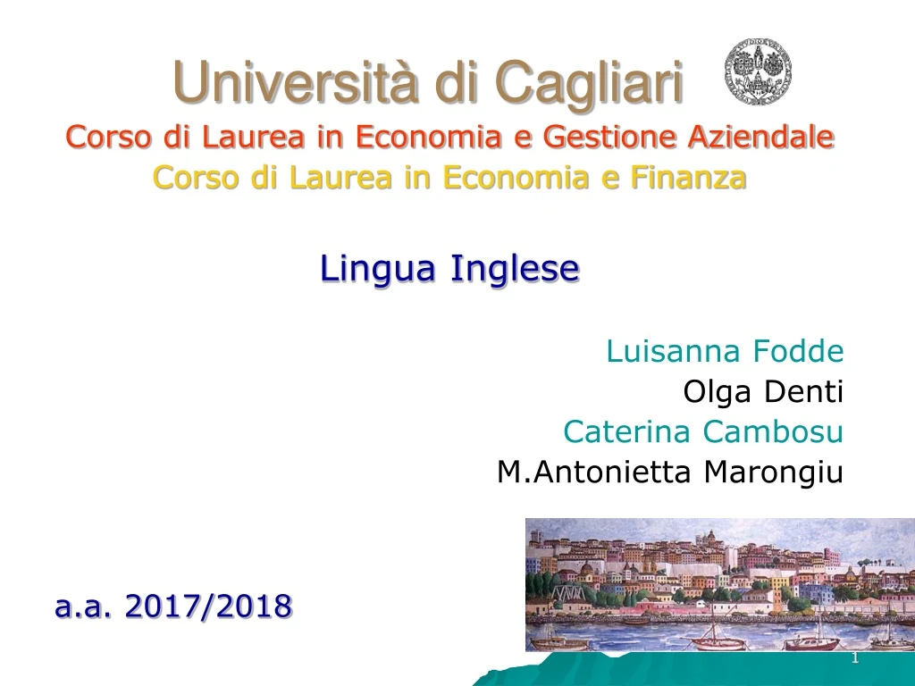 universit di cagliari