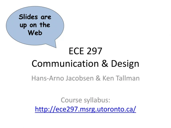ECE 297 Communication &amp; Design