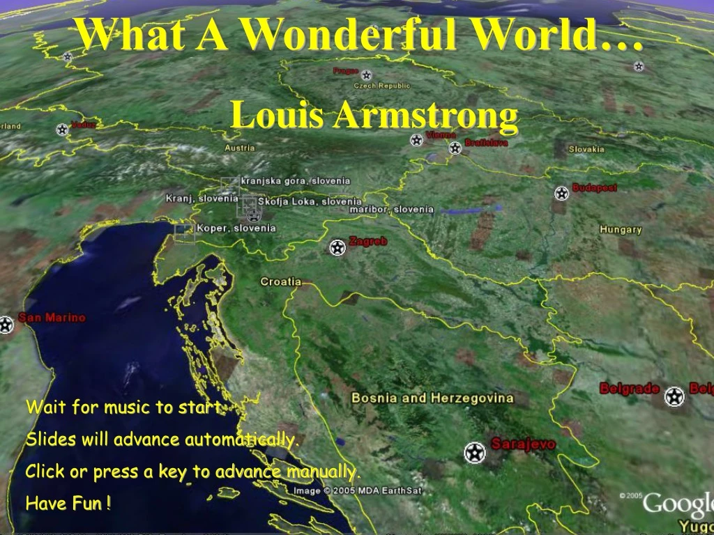 what a wonderful world louis armstrong