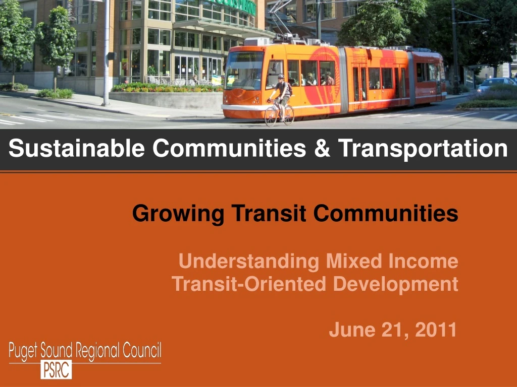 sustainable communities transportation
