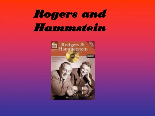 Rogers and Hammstein