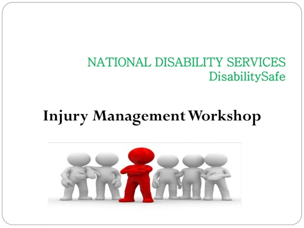 NATIONAL DISABILITY SERVICES DisabilitySafe