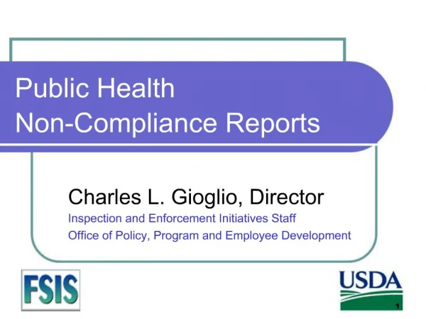 Public Health Non-Compliance Reports